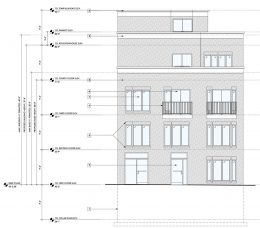 Front Elevation at 106-108 Terrace View Avenue - Badaly Engineering