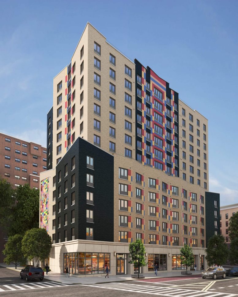 Rendering of Twin Parks Terrace. Courtesy of Danois Architects