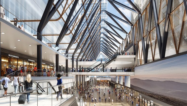 Rendering of the new Penn Station - Office of Governor Andrew M Cuomo