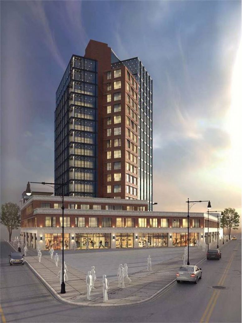 Rendering of Myrtle Point at 3-50 St. Nicholas Avenue - Courtesy of AB Capstone