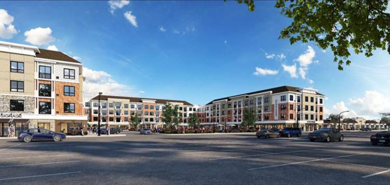 Rendering of Yorktown Green - Oster Properties