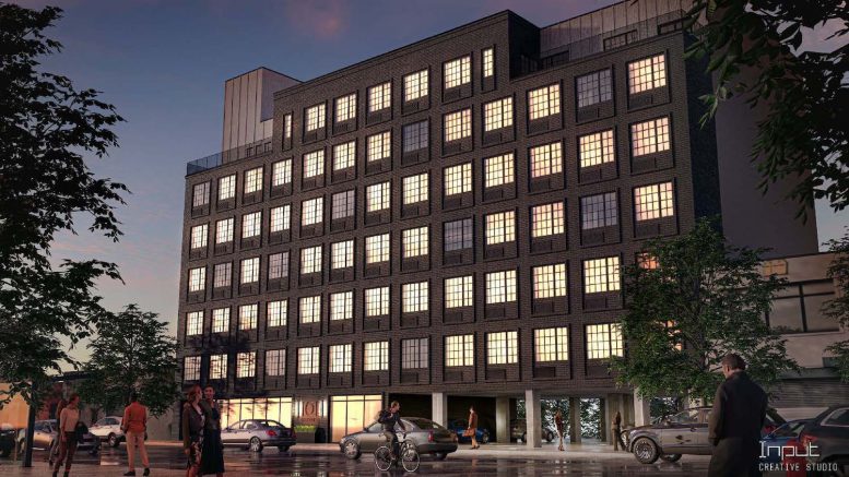 101 Bruckner Boulevard in Port Morris, The Bronx. All images courtesy of Input Creative Studio via NY Housing Connect
