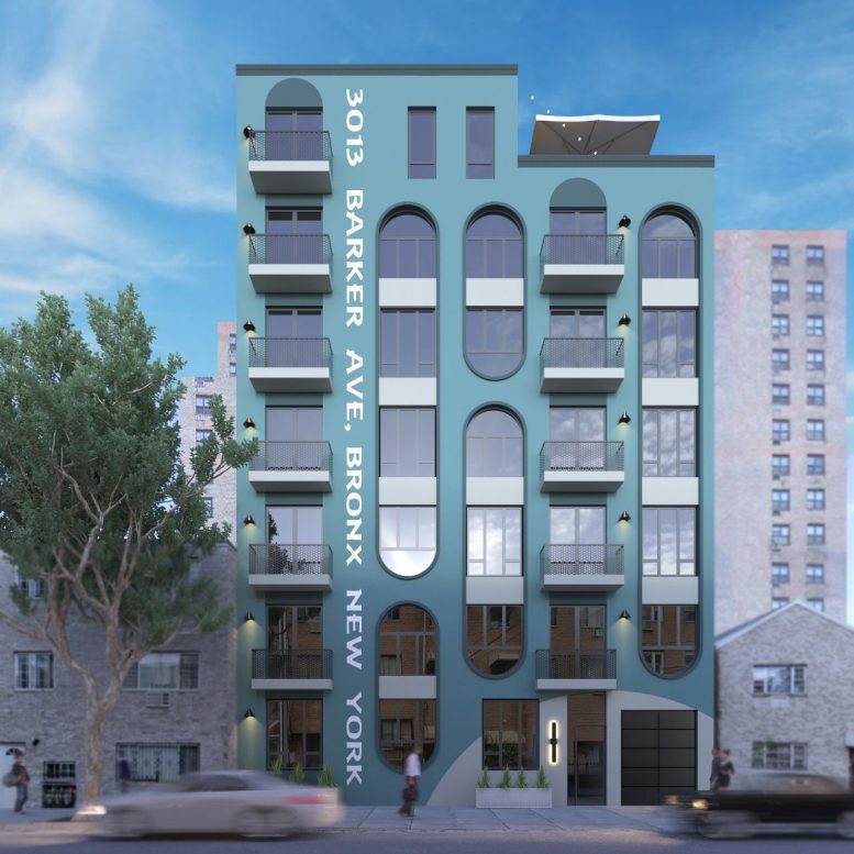 Exterior rendering of 3013 Barker Avenue - AM Architecture
