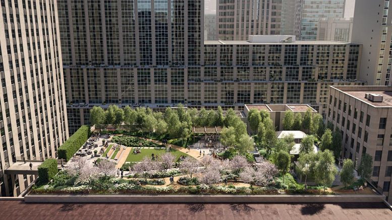 Rendering of Radio Park - Image by @binyanstudios, courtesy of Tishman Speyer