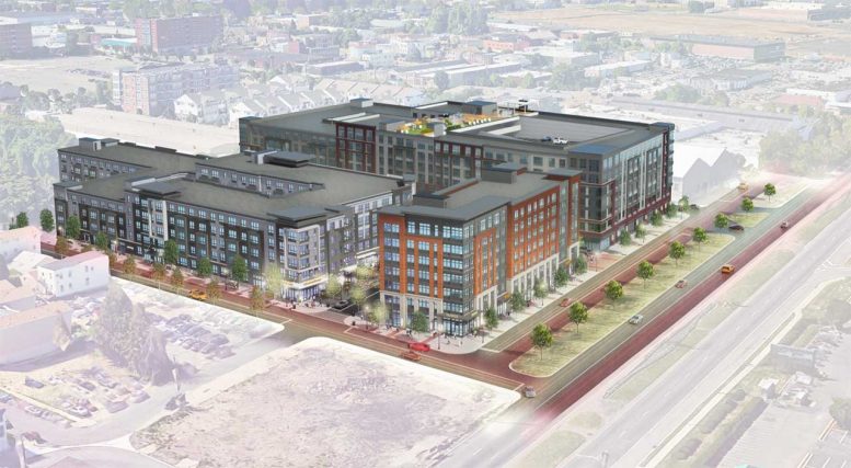 Rendering of The Agnes - Courtesy of View of residential spaces at The Agnes - Courtesy of Fields Grade