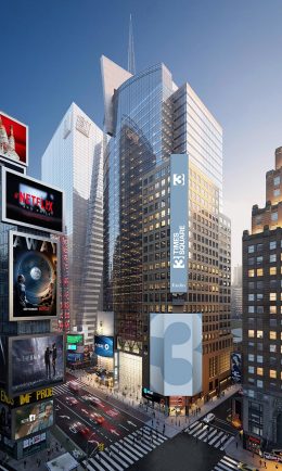 Overall rendering of 3 Times Square - FXCollaborative