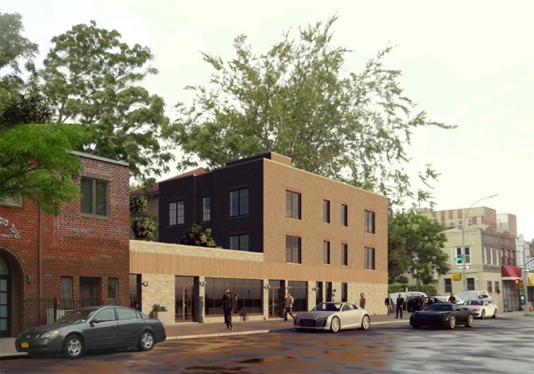 Rendering of proposed development at 1776 48th Street - RSLN Architecture
