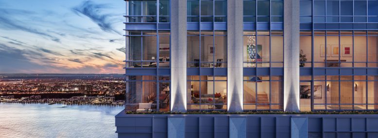 Duplex penthouse residence at 200 Amsterdam on the Upper West Side. All images by Williams New York.