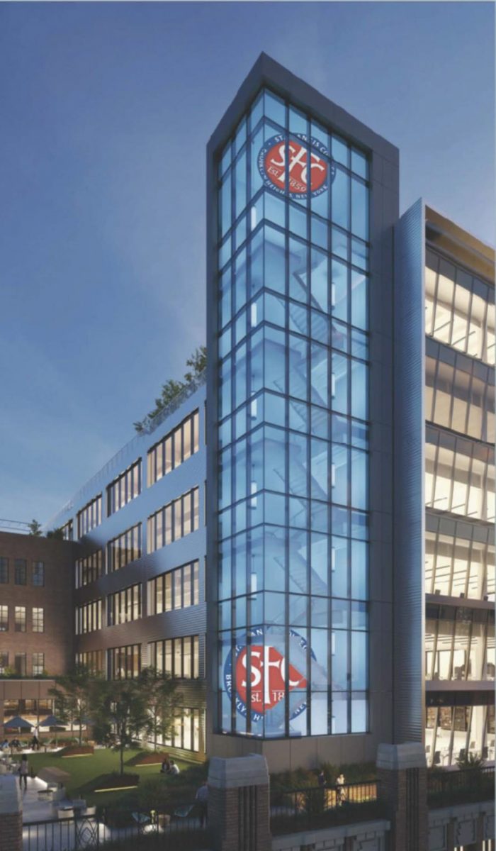 Exterior rendering of the new Saint Francis College Downtown Brooklyn