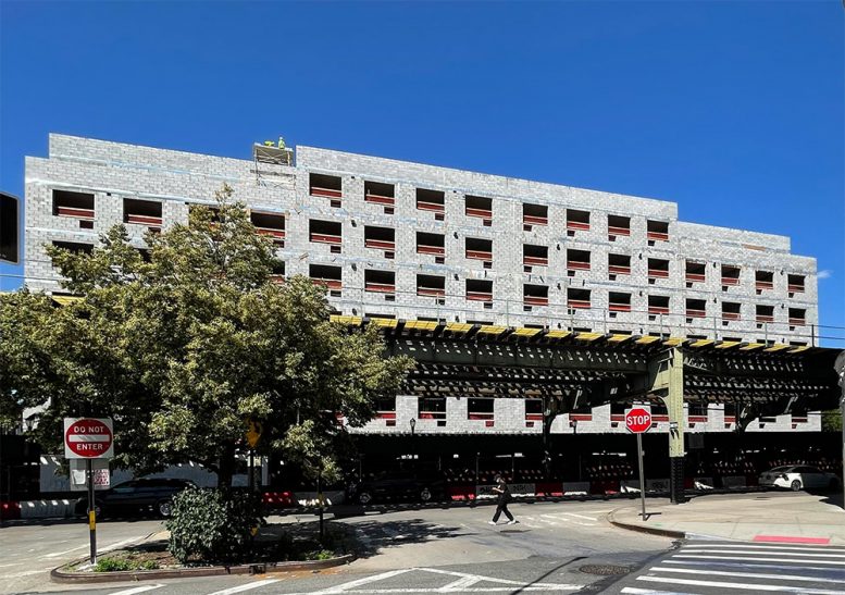 Current view of construction at 8 Palmetto Street