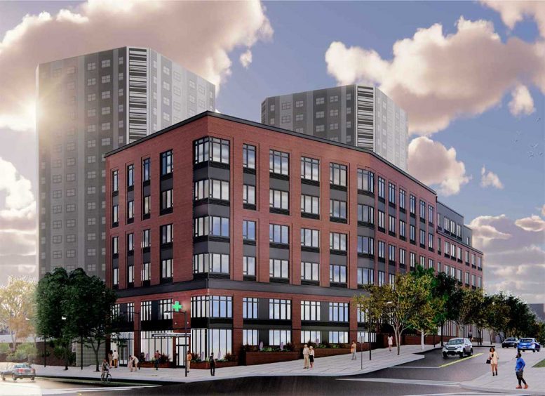 New Georgia King Village development at 4-70 Littleton Avenue in Newark. Courtesy of Inglese Architecture + Engineering.