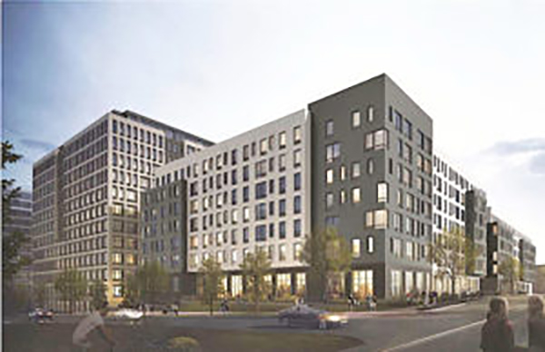 Updated rendering of 440 Hamilton Avenue - Rose Associates