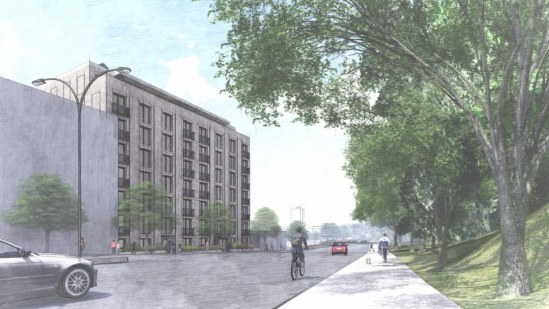 Rendering of 1640-1642 Anthony Avenue - Robert A.M. Stern