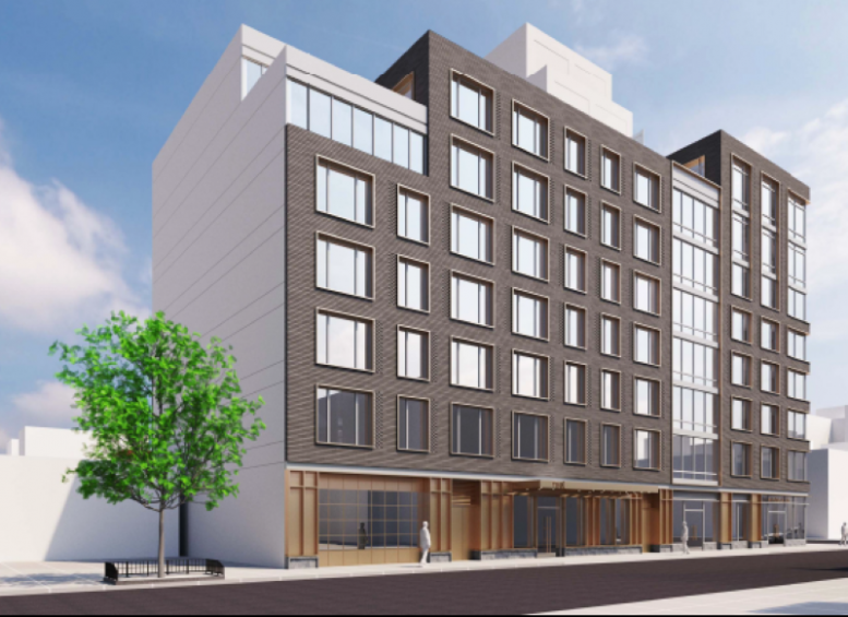 Rendering of 210 Clarkson Street - Hill West Architects