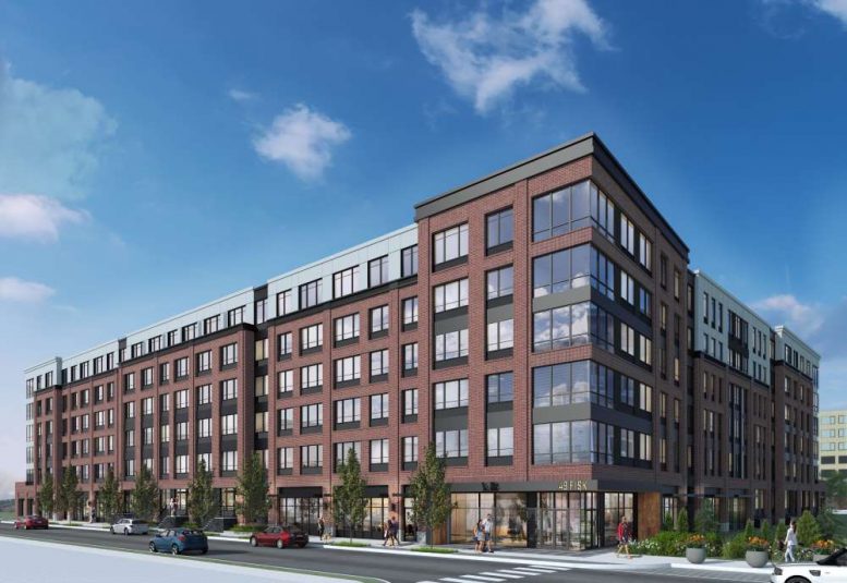 Rendering of 49 Fisk Street - Halpern Real Estate Ventures; Minno & Wasko Architects and Planners