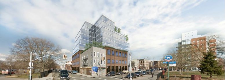 Rendering of 840 Lorimer Street - Richard Bienenfeld Architect