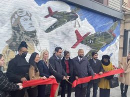 Tantum Real Estate, community leaders, and elected officials at a ground breaking ceremony for 526 Ocean Avenue - Courtesy of Tantum Real Estate