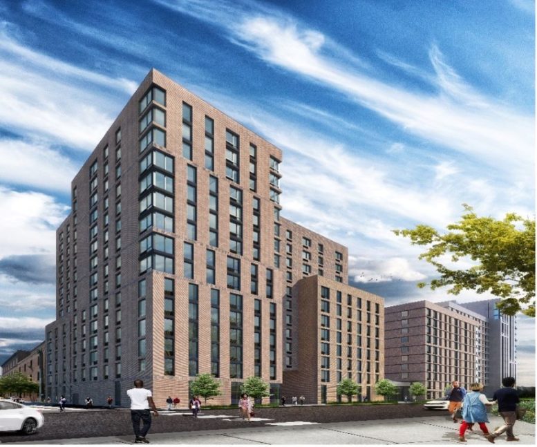 Rendering of Rockaway Village Phase Four - Marvel Architects