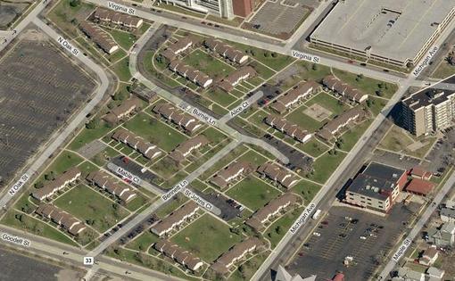 Aerial view of McCarley Gardens - Buffalo Rising