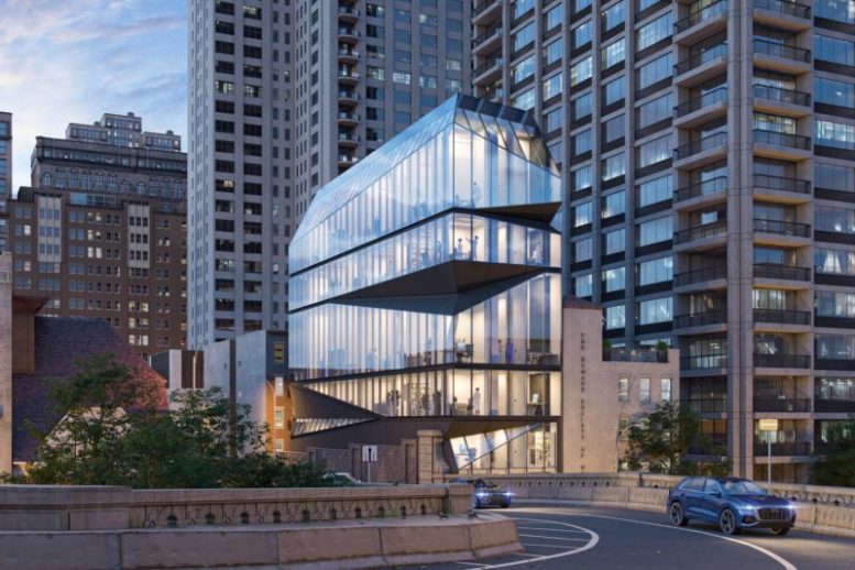 Evening rendering of 308 East 59th Street - INOA Architecture
