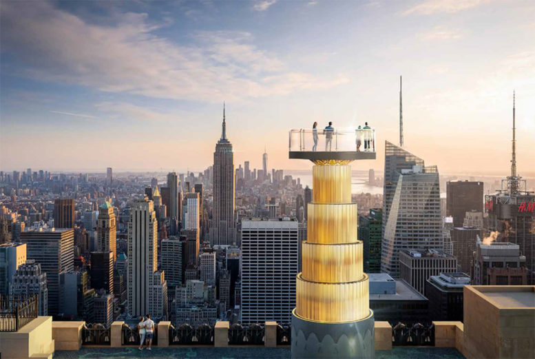 Lunch atop a Skyscraper at Top of the Rock (30 Rockefeller Plaza) - Tishman Speyer