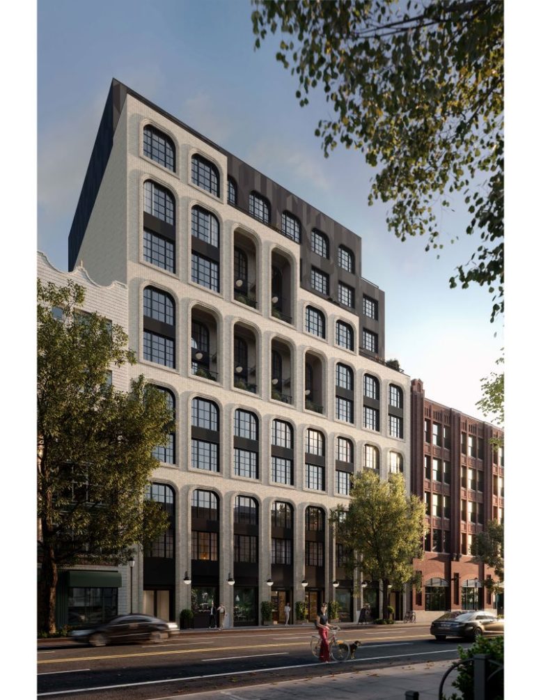 Rendering of 533 Pacific Street - Courtesy of Binyan Studios