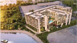 Aerial rendering of 219 West 5th Street - CPA Architecture