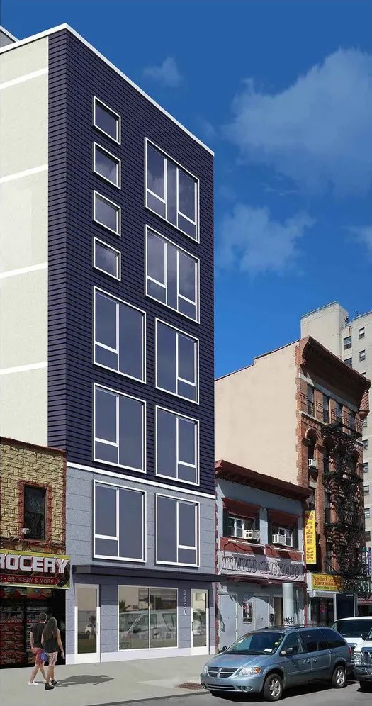 Rendering of Be.Live at 1950 Amsterdam Avenue - Paul Chirstakos Architecture