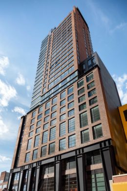 Street-level view of 509 West 38th Street - BKSK Architects