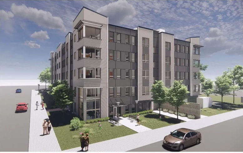 Rendering of La Mora Senior Apartments