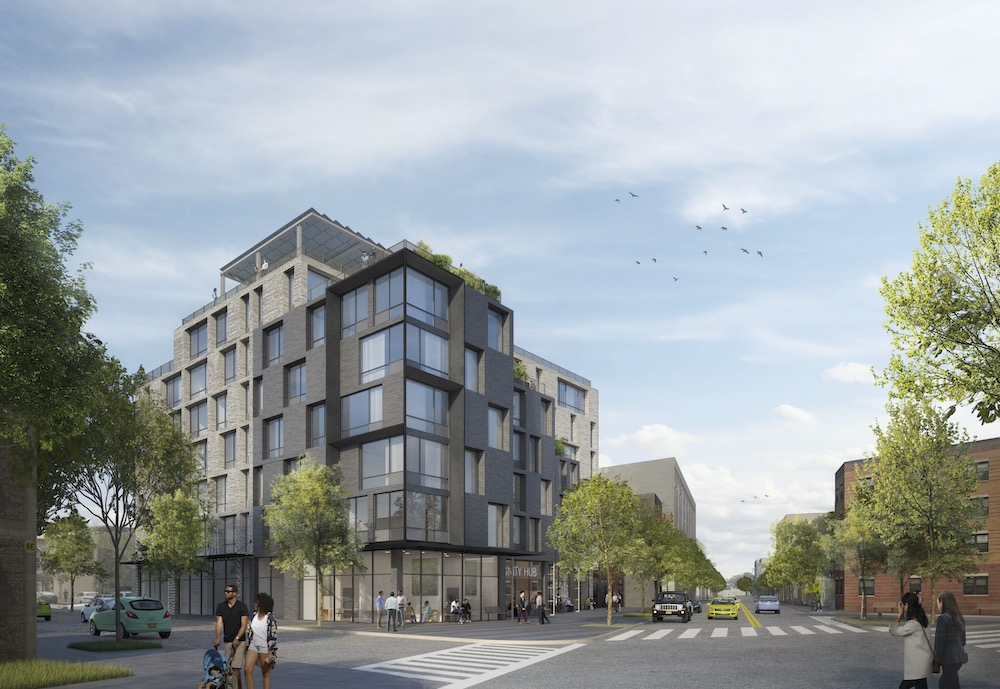 Rendering of The Rise at 1366 East New York Avenue in Brownsville, Brooklyn