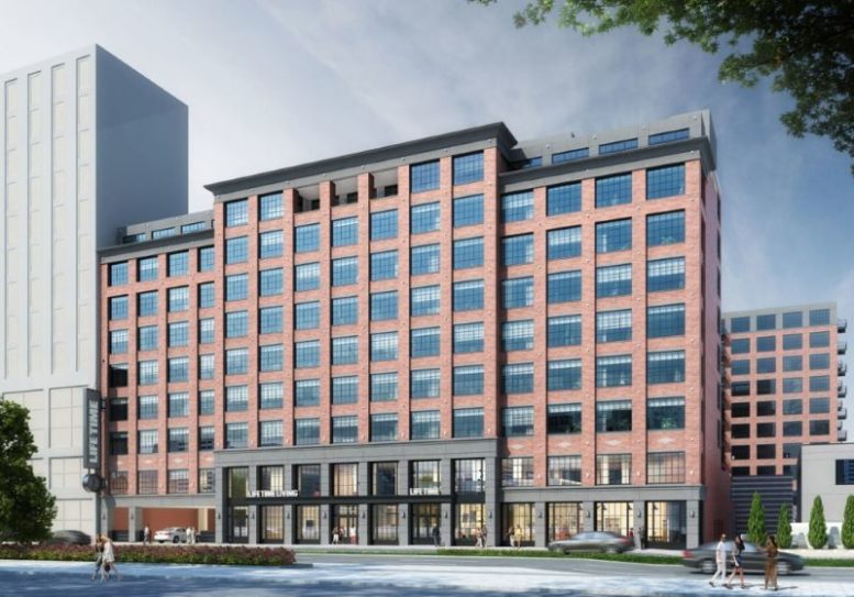 Rendering of Life Time Living at 130 Tresser Boulevard - Courtesy of Life Time