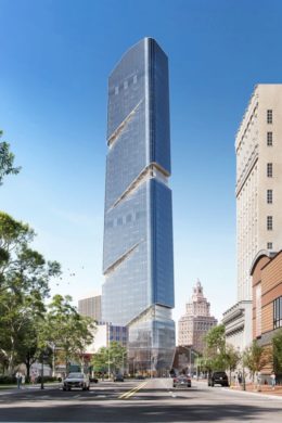 Rendering of Arc Tower at 571 Broad Street in Newark, New Jersey - INOA Architecture