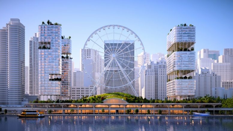 Rendering of Freedom Plaza - Courtesy of The Soloviev Group