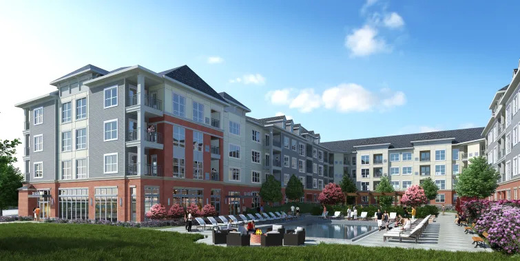 Rendering of Highgate at Livingston - Continental Properties