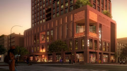 Rendering of the National Black Theatre and Ray Harlem