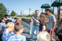 Mayor Steven M. Fulop at Gateway Park