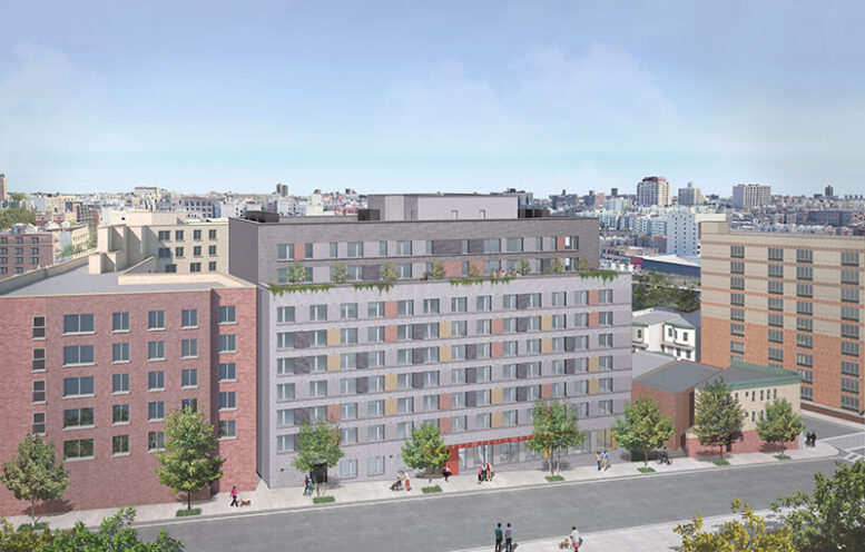 Rendering of Fischer Senior Apartments at 97 West 169th Street