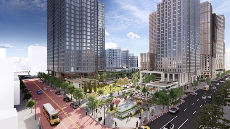 Rendering of the District Galleria entrance