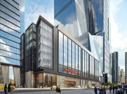 Rendering of 10th Avenue entrance, via Wells Fargo