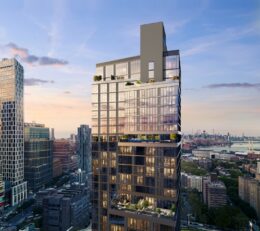 Render of 89 Dekalb Avenue, courtesy of RXR