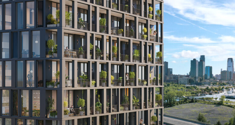 Atlas exterior render, courtesy of Alpine Residential