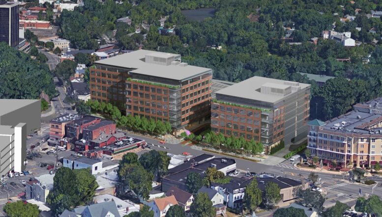Rendering of M Station complex, via M Station At Morristown