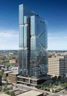 Render of Halo at 289-301 Washington Street, courtesy of INOA Architecture
