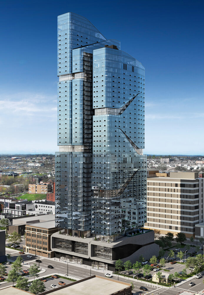Render of Halo at 289-301 Washington Street, courtesy of INOA Architecture
