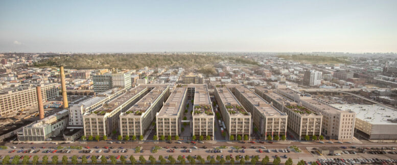 Industry City overhead render, via industrycity.com