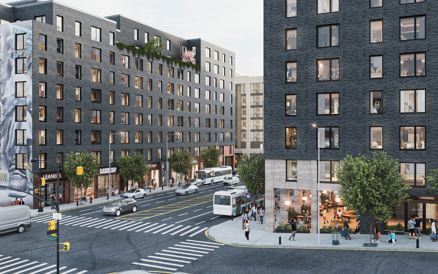 Rendering of affordable housing project, courtesy of MURAL Real Estate Partners