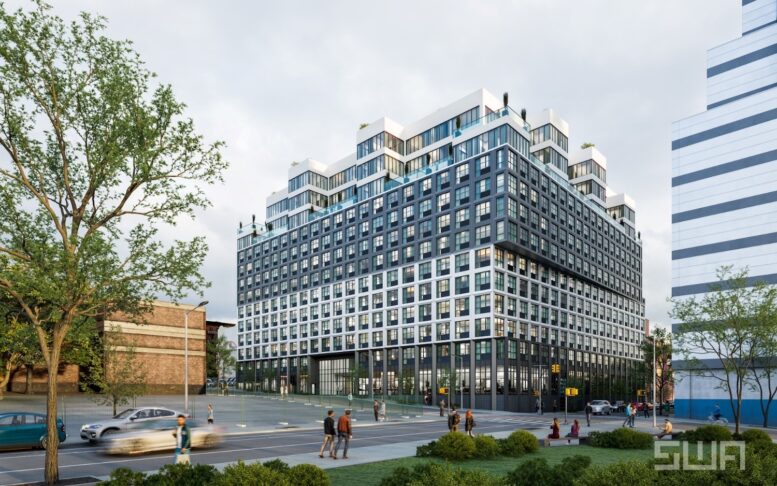 Rendering of 120 East 144th Street, via Beitel