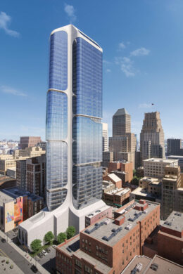 Rendering of The Summit Tower, via INOA Architecture