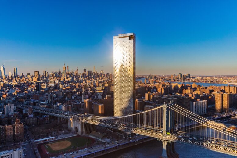 Photograph of One Manhattan Square, courtesy of M18 PR